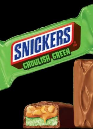Шоколадные конфеты snickers ghoulish green 17g