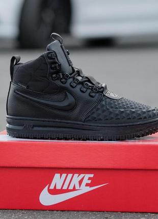 Зимние кроссовки nike Black force 1 duckboot 17 black
