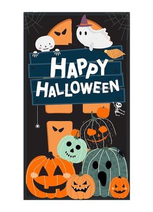 Декор на дверь hallow scream door cover happy halloween