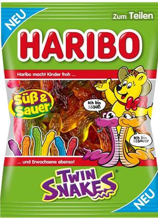 Мармелад haribo twin snakes 154g