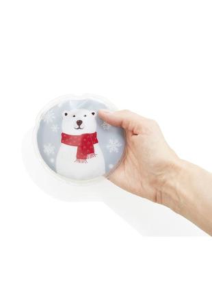 Грілка багаторазова кишенькова 2 шт білий ведмідь комбінований lidl