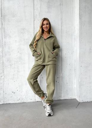 💚флісовий повсякденний спортивний костюм💚