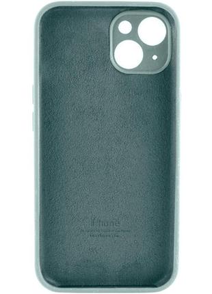 Чохол для смартфона silicone full case aa camera protect for apple iphone 15 46,pine green 4