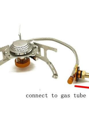 Адаптер для газових пальників різьбого типу epi-gas 10мм до газового шлангу із внутрішнім діаметром 9 - 10мм.2 фото