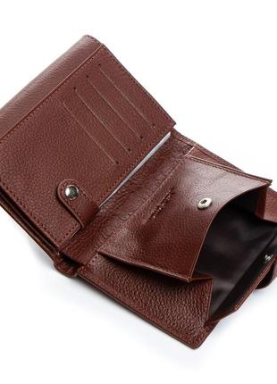 Портмоне для водительских прав и автодокументов кожаное кошелек коричневый мужской dr. bond m1