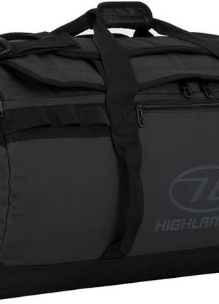 Сумка дорожня водозахисна highlander storm 90l black (db124-bk)