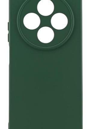 Чехол silicone case для xiaomi redmi 14c бампер с микрофиброй зеленый