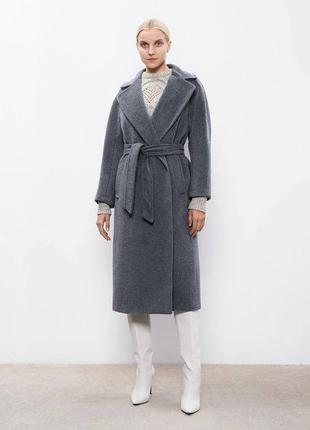 Пальто серое max mara