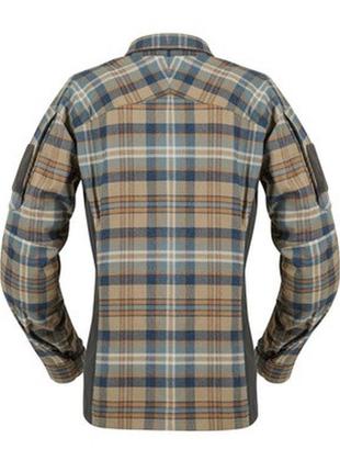 Сорочка helikon-tex mbdu flannel shirt фланелева руда в клітинку s3 фото