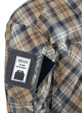 Сорочка helikon-tex mbdu flannel shirt фланелева руда в клітинку s6 фото