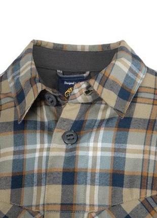 Сорочка helikon-tex mbdu flannel shirt фланелева руда в клітинку s4 фото