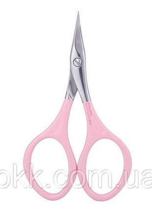 Ножиці манікюрні для нігтів і кутикули staleks beauty & care 21 мм сталекс 9,2 см сірий cl0033016