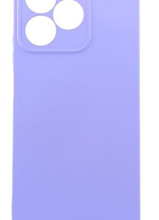 Чохол silicone case для realme c53 бампер із мікрофіброю lilac