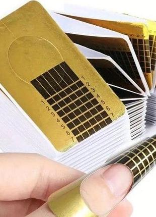 Форма для нарощування нігтів вузька, 100 шт (розфасовано)