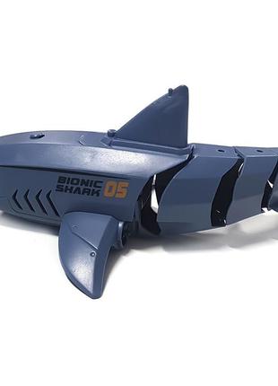 Акула на радіокеруванні іграшка з пультом дитяча 32 см плаває по поді на акумуляторі7 фото