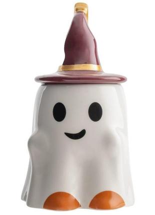 Банка декоративная halloween ceramic ghost jar 850ml