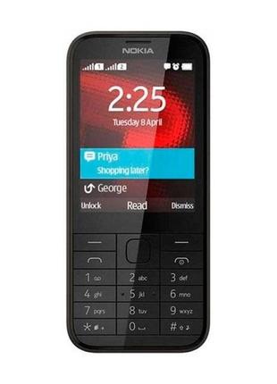 Мобильный телефон nokia 225 (rm-1011) dual sim black бу.