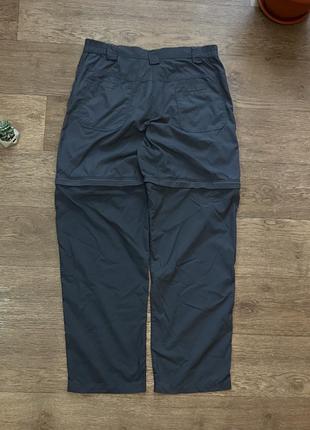 Треккинговые брюки mammut outdoor оригинал на мембране в идеальном состоянии насыщенного серого цвета2 фото