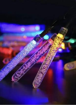 Гірлянда бурульки 5 м, 20 led rgb мульти (різнобарвний)