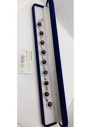 Серебряный женский браслет с натуральным жемчугом