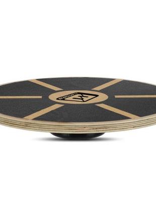 Баланс борд деревянный easyfit балансировочный диск-тренажер