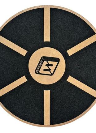 Баланс борд деревянный easyfit балансировочный диск-тренажер