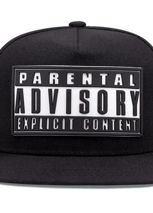 Кепка снепбек (snapback) advisory черный с белым  56-61р  (9055)4 фото