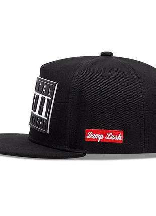 Кепка снепбек (snapback) advisory черный с белым  56-61р  (9055)5 фото