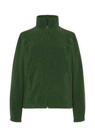 Флисовый свитер jhk polar fleece lady, размер xl, женский батник, без капюшона, темно-зеленый