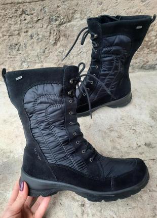 Зимние непромокаемые ботинки legero gore-tex сапоги чоботи