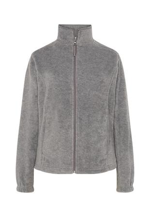 Флисовый свитер jhk polar fleece lady, женский батник, куртка, без капюшона, темно-серый меланж, размер xl