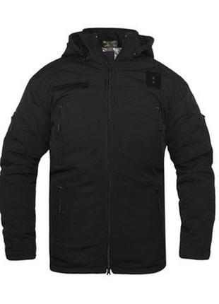 Куртка зимняя полиция vik-tailor softshell черная 603 фото