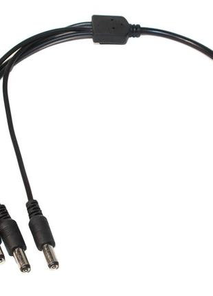 Делитель питания dc-f=>4xdc-m (d 5,5x2,1мм) кабель длиной 40 см