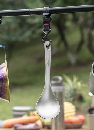 Ложка для супа большая / половник / черпак из титана boundless voyage