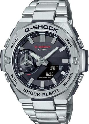 Часы casio gst-b500d-1aer g-shock. серебристый