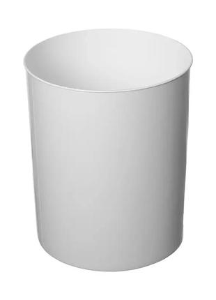 Пластиковая корзина для мусора и бумаги с крышкой 10 л