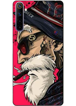Силіконовий чохол бампер для realme 6 з малюнком дід gucci