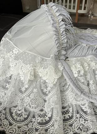 Продам шикарную люльку переноску для новорождённых ручной работы