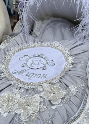 Продам шикарную люльку переноску для новорождённых ручной работы