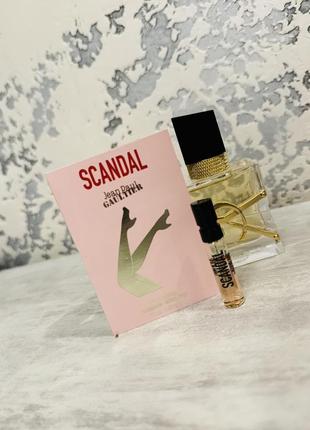 Парфюмована вода jean paul gaultier scandal пробник парфюмированая вода