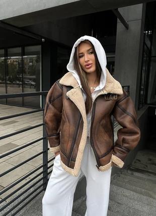 Дублянка жіноча на хутрі