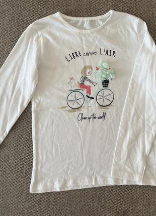 Реглан лонгслив кофта на 6-8 лет