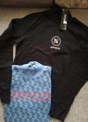 Водолазка монклер, гольф на флисе