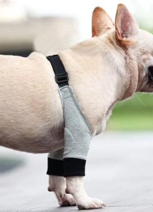 Налокітник для хатніх тварин, собак, цуценят, м'який, повітропроникний, полегшує біль, підтримка плечей,