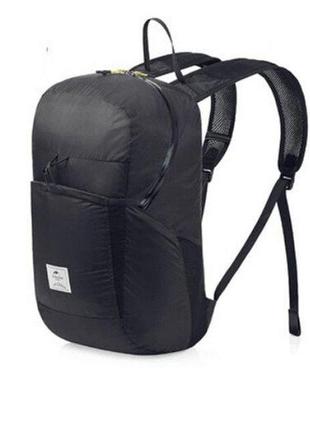 Рюкзак компактний naturehike ultralight nh17a017-b 22 л, чорний