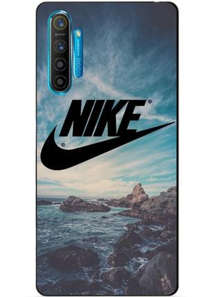 Силіконовий чохол бампер для realme xt з малюнком nike