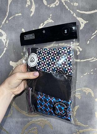 S нові фірмові чоловічі труси боксери боксерки упаковка 3 пари defacto оригінал