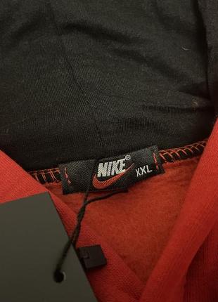 Чоловіче худі nike червоне однотонне турція4 фото