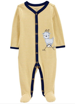 Carters человечек слип поддева с козликом