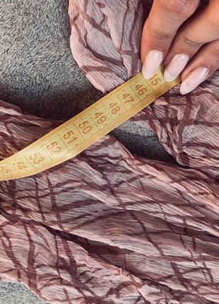 Блуза брендова рожева сорочка легка прозора нова zara4 фото